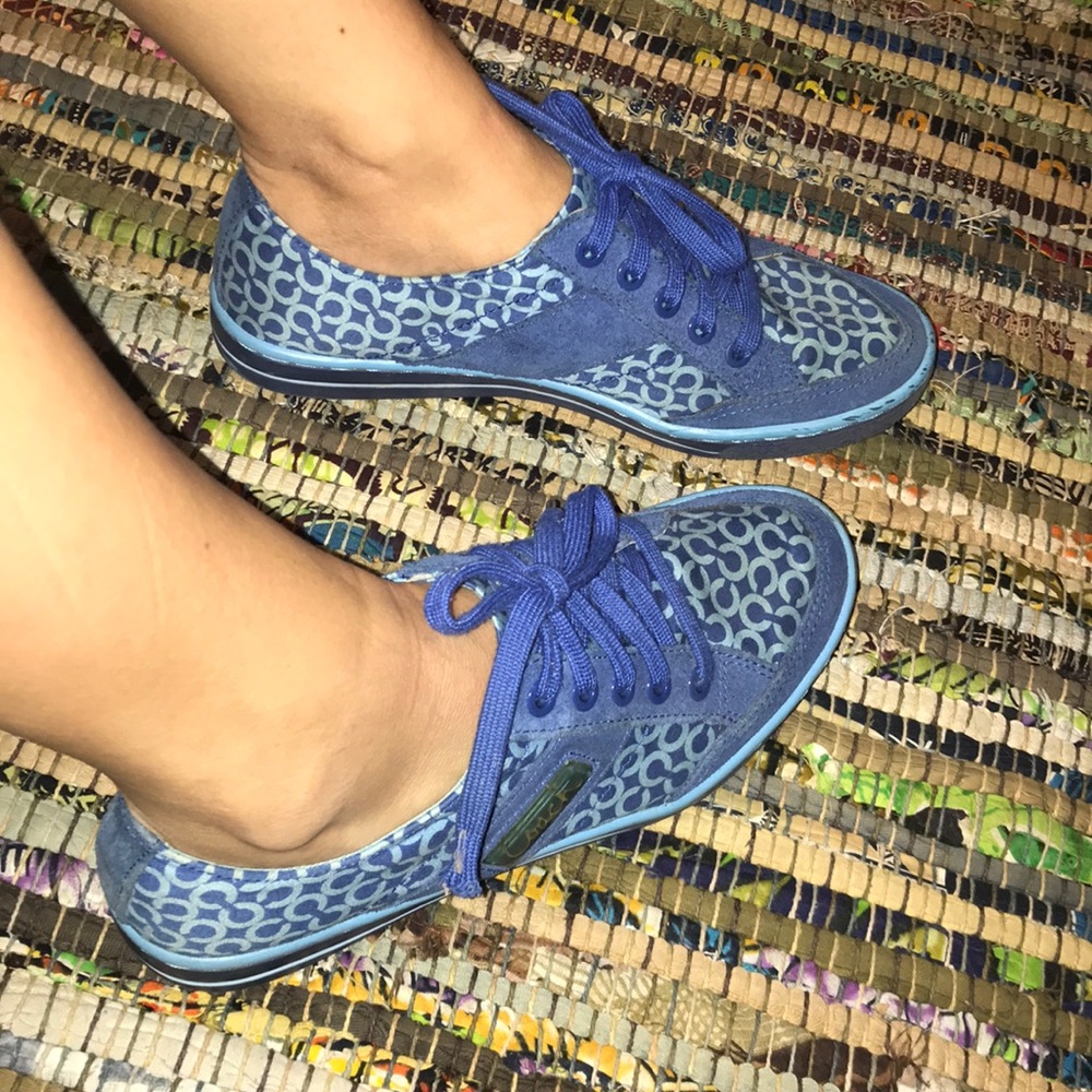 Coach blue sneaker